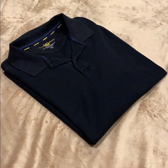 club room long sleeve polo shirts